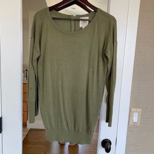 Between me & you Light Fall Sweater Top Olive